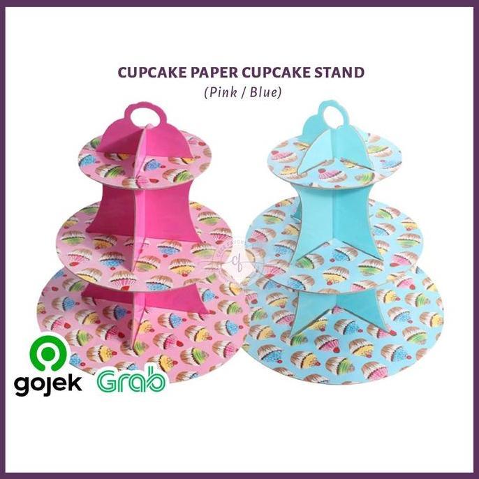 $$$$] Cupcake Stand Tempat Cupcake Karakter Cupcake Paper Cupcake Stand
