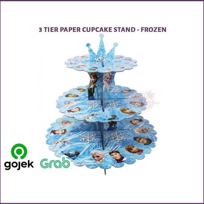 <<<<<] Cupcake Stand Tempat Cupcake Karakter 3 Tier Paper Cupcake Stand