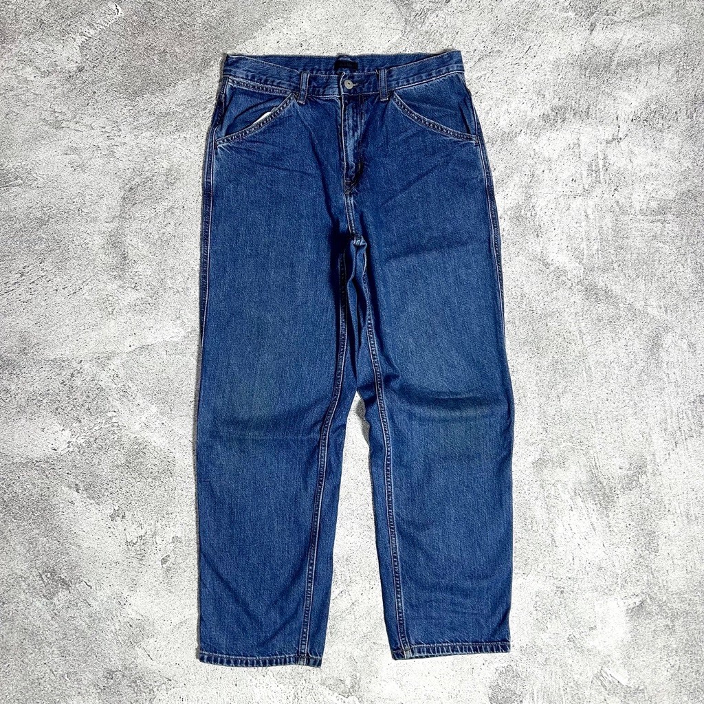 Celana Uniqlo Jeans Blue Rantai
