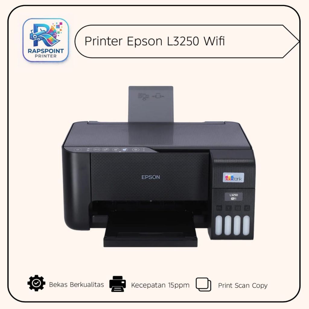 Printer Epson L3250 Second Print Scan Copy Wireless