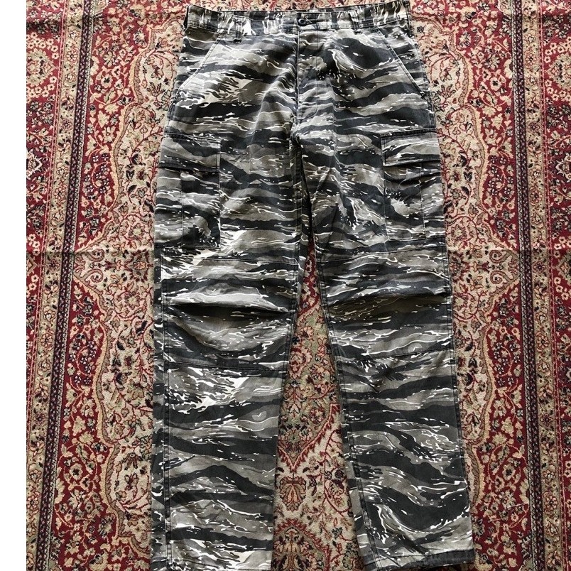 Celana Rothco BDU camo tiger stripe cargo pants Vintage Military tiger stripe camo Hj197
