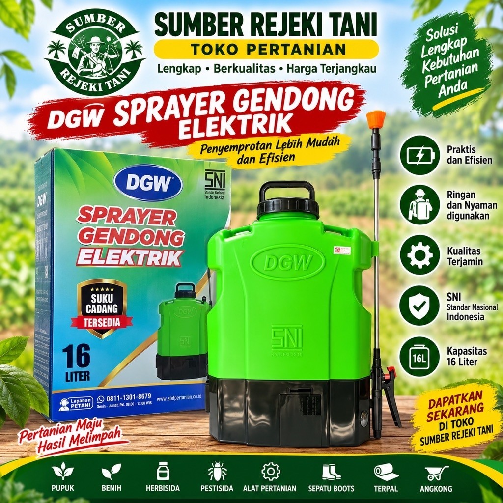 sprayer elektrik dgw 16 liter