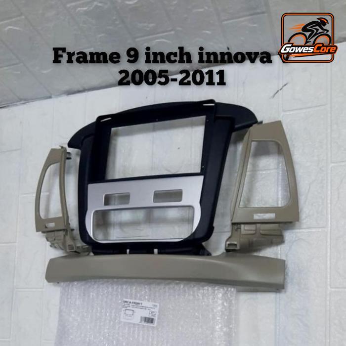 frame head unit  9inch innova v 2005-2011 ac digital panjang