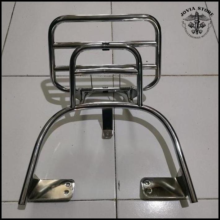 Aksesoris Yadea G6 / Back Rack Yadea G 6 / Aksesoris Vespa / Aksesoris Motor Listrik Yadea G6 Baru