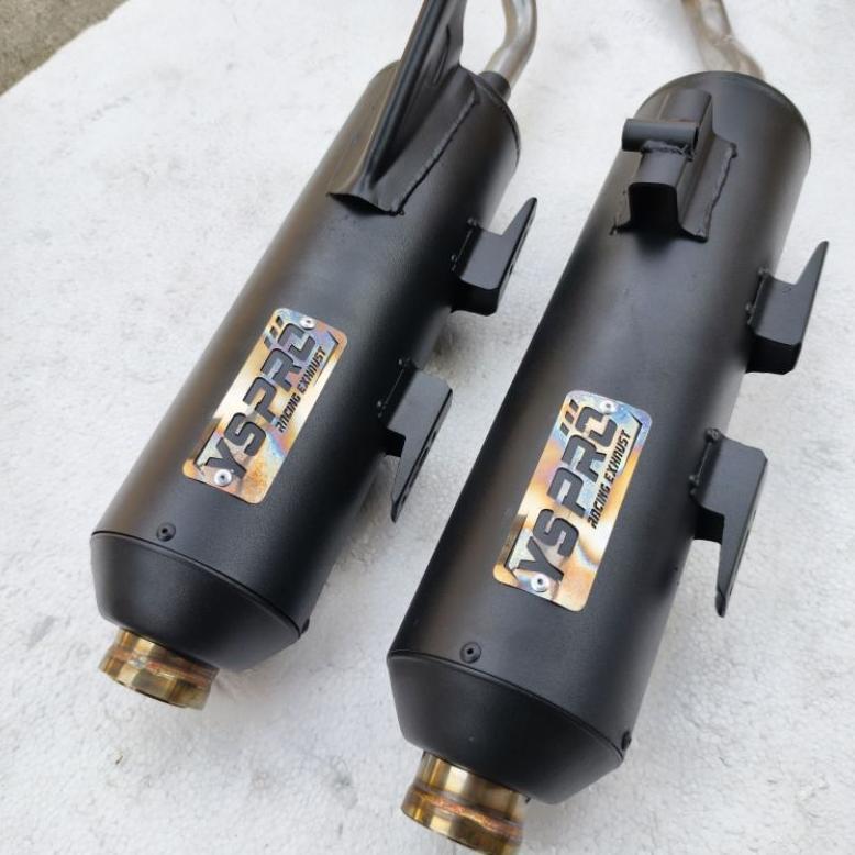 Knalpot MONCONG SIJIRO SHIROJI Original YS PRO Racing Exhaust Saringan full dan Sarteng fullsistem M