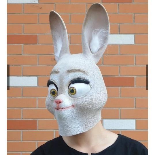 Topeng Cosplay Judy Zootopia Halloween Unisex DISKON