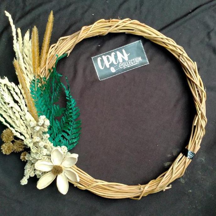 RING AKAR BUNGA RUSTIC DIAMETER 30CM