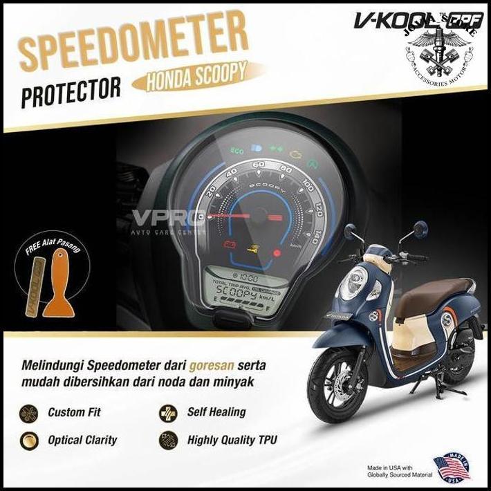 Pelindung Speedometer Honda Scoopy 2022 | Antigores By Vkool Ppf Premium