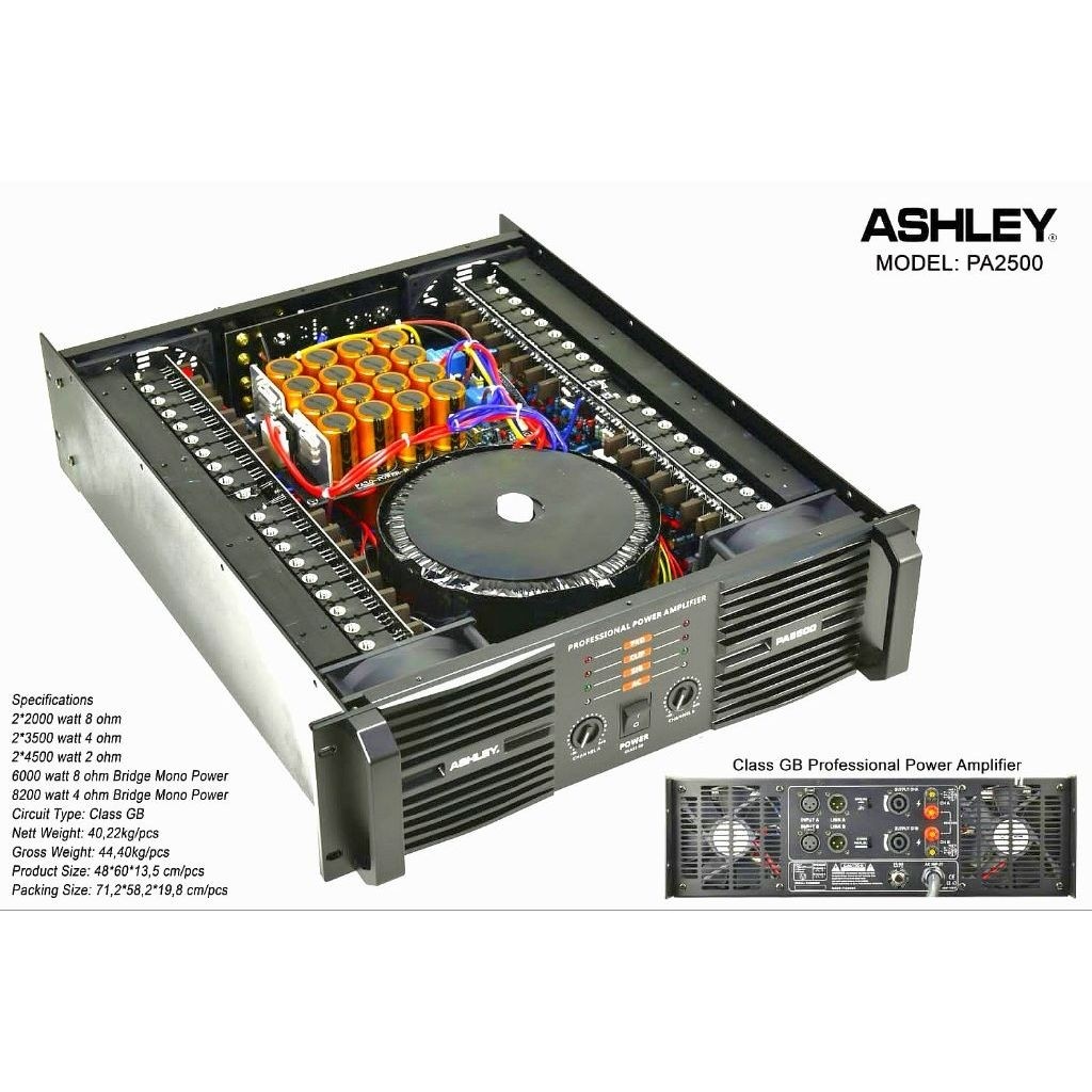 POWER ASHLEY PA2500/ Power Ashley Pa2500/ power ashley pa2500