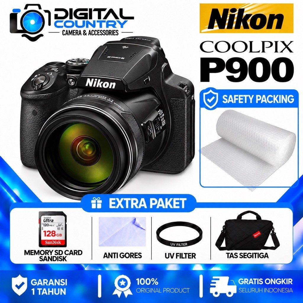 NIKON COOLPIX P900 - KAMERA NIKON P900 - P900 - NIKON P900