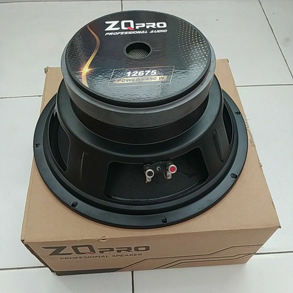 ZQ Pro 12 Inch Subwoofer 450W 12675 Mid Low
