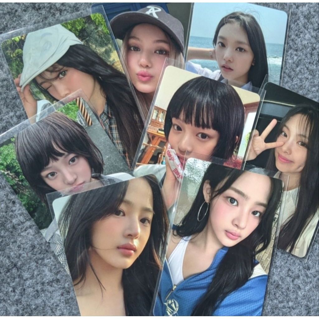 [RARE]PHOTOCARD NEWJEANS X LINE FRIENDS OFFICIAL, PHOTOCARD NEWJEANS OFFICIAL BISA COD, PHOTOCARD MI