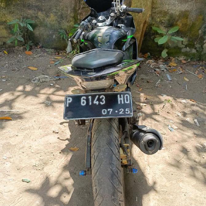 motor ninja asli warna hitam surat lengkap hidup plat p jember