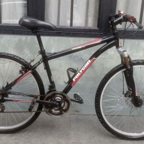 sepeda polygon thunder 3.0 alloy frame 26 original all berfungsi bagus murah