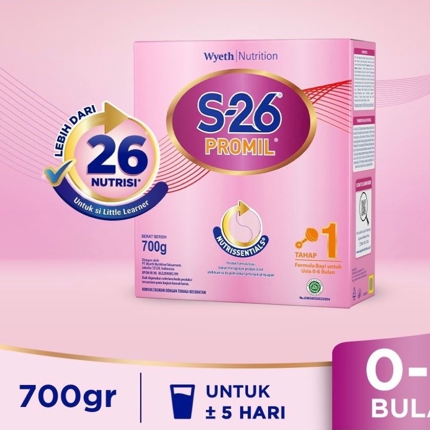 S-26 Promil Tahap 1 700g / S26 Promil Tahap 2 700gr