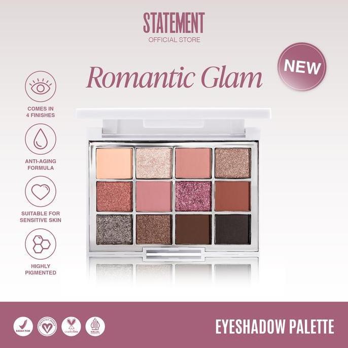 Chio- Statement  Romantic Glam Eyeshadow Palette