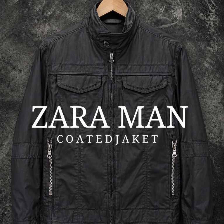JAKET COATED ZARA MAN BEKAS SECOND PRELOVED