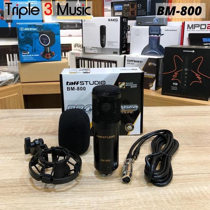 TAffstudio Mic Condenser BM800 mic smule mic live streaming