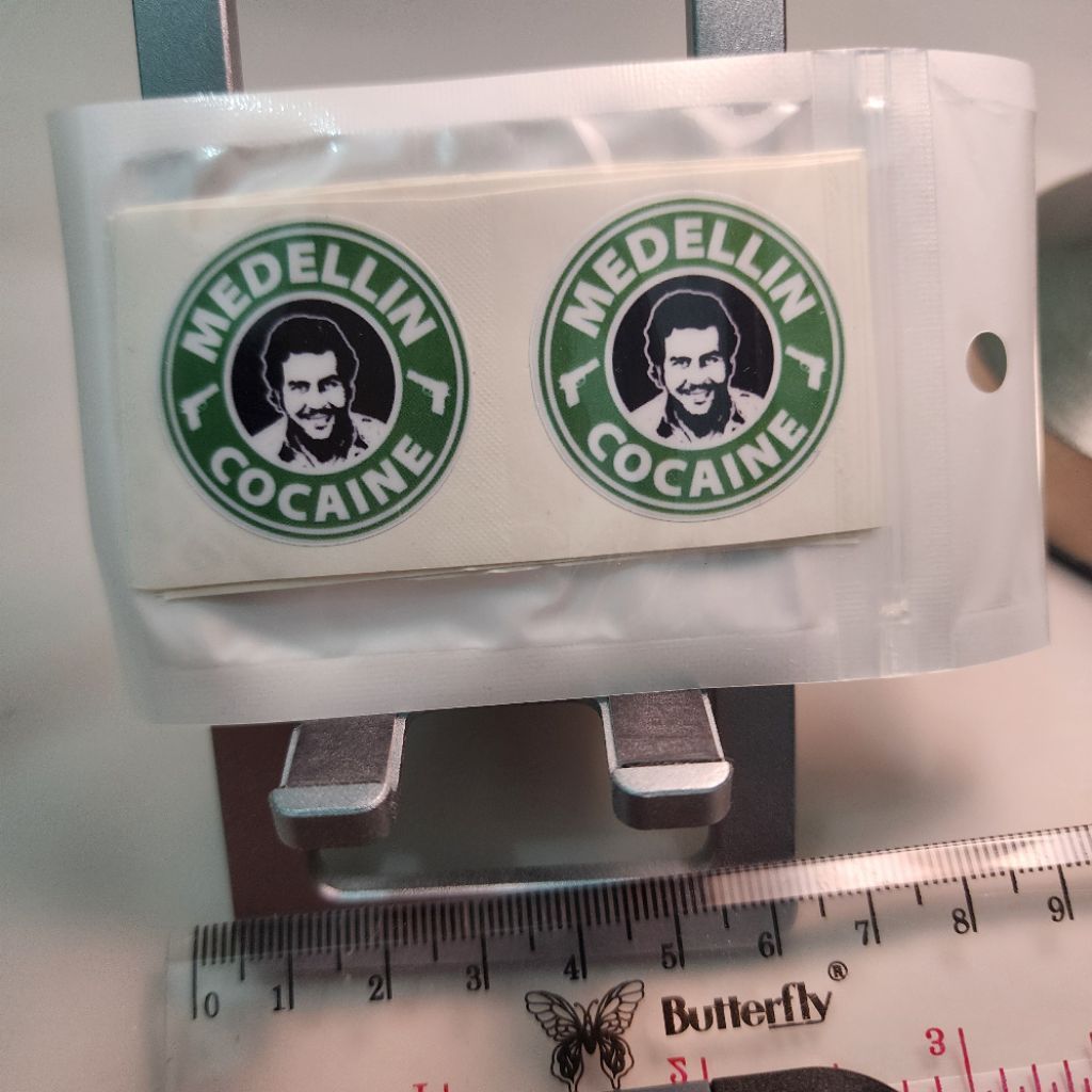 Stiker Anti Air - Pablo Escobar - S26P018
