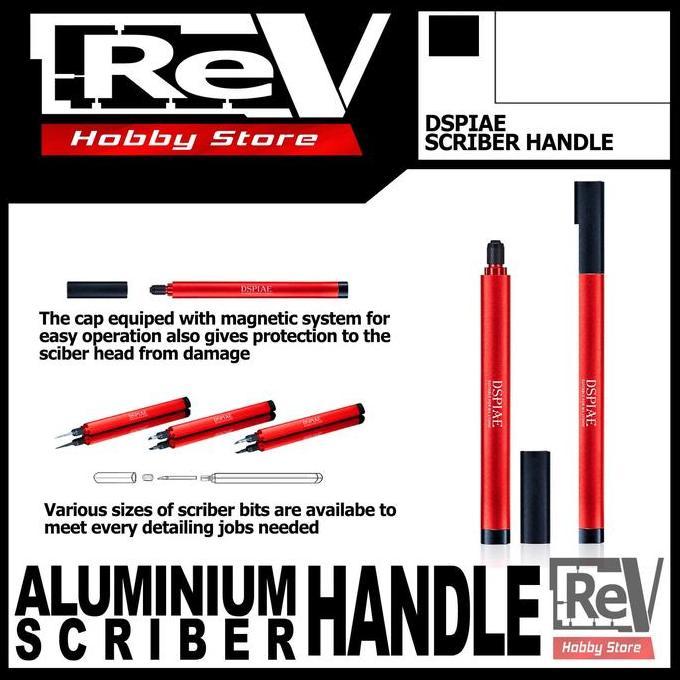 gundam SCRIBER CHISEL HANDLE GRIP PANEL LINE ALUMINIUM DSPIAE MODELKIT GUNDAM