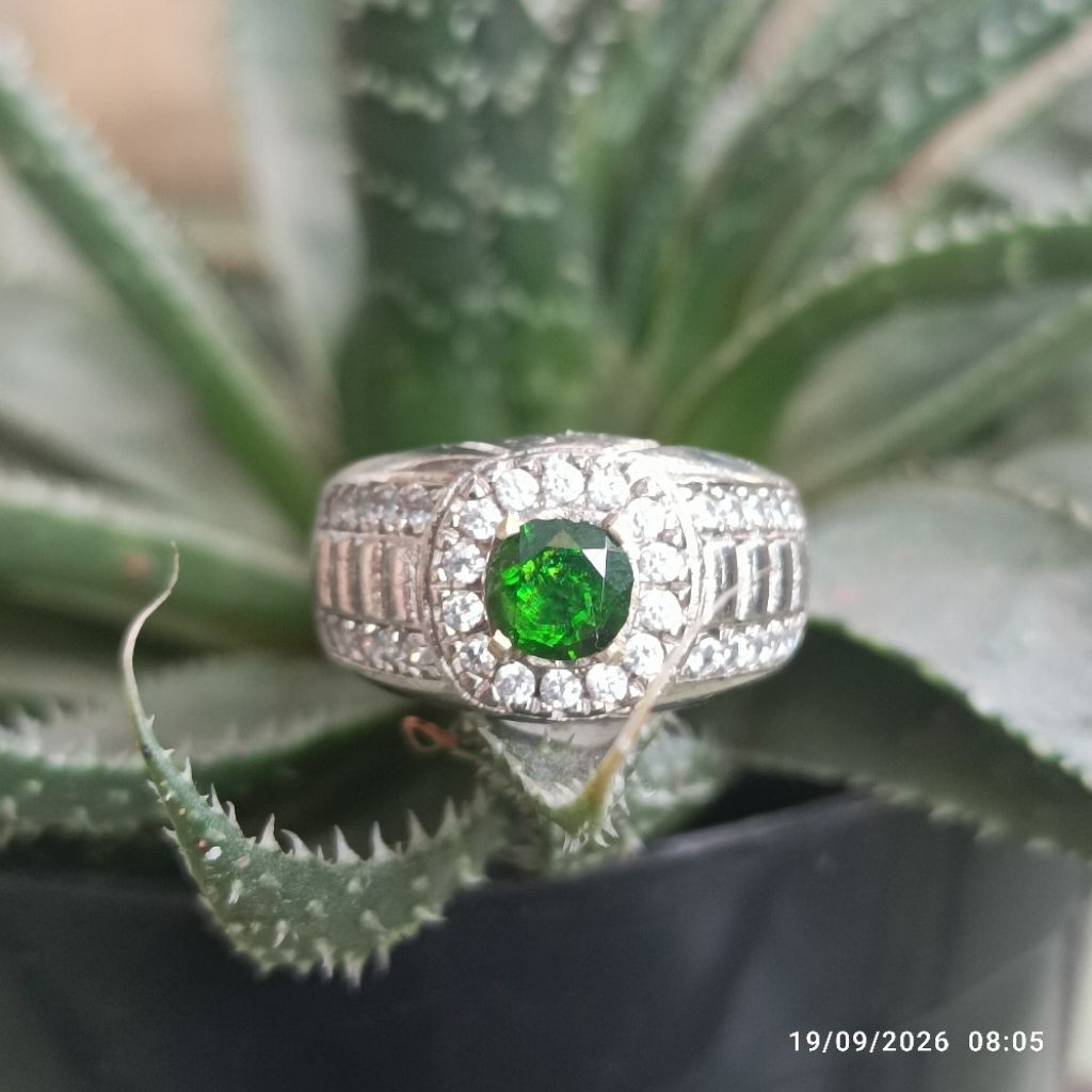 Natural Tsavorite Garnet.