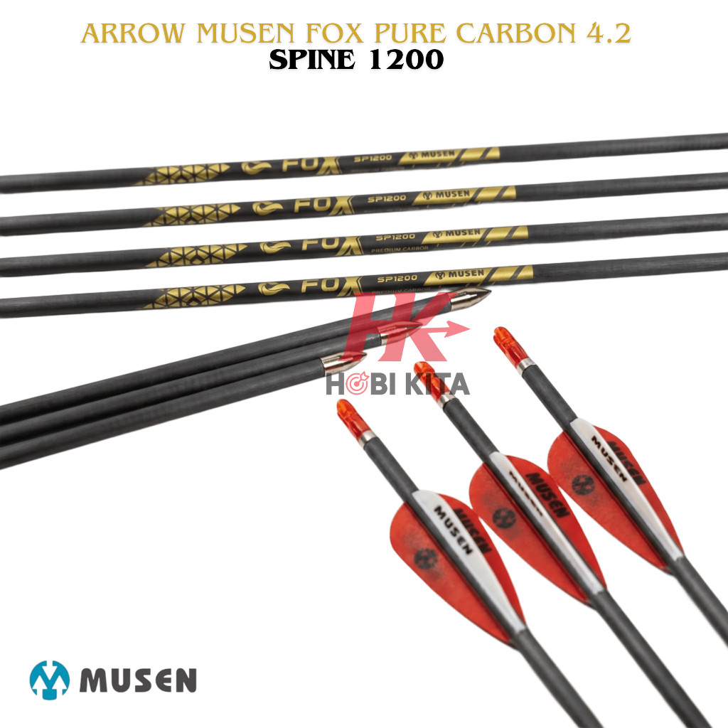 Arrow Musen MSTJ-42BS Spine 1200