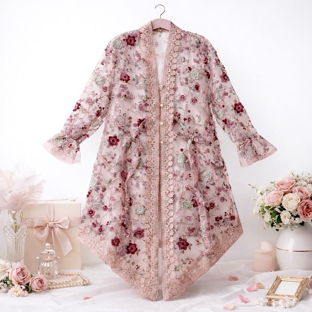Outer Tile Garden Brukat Outer Kebaya Kondangan Premium