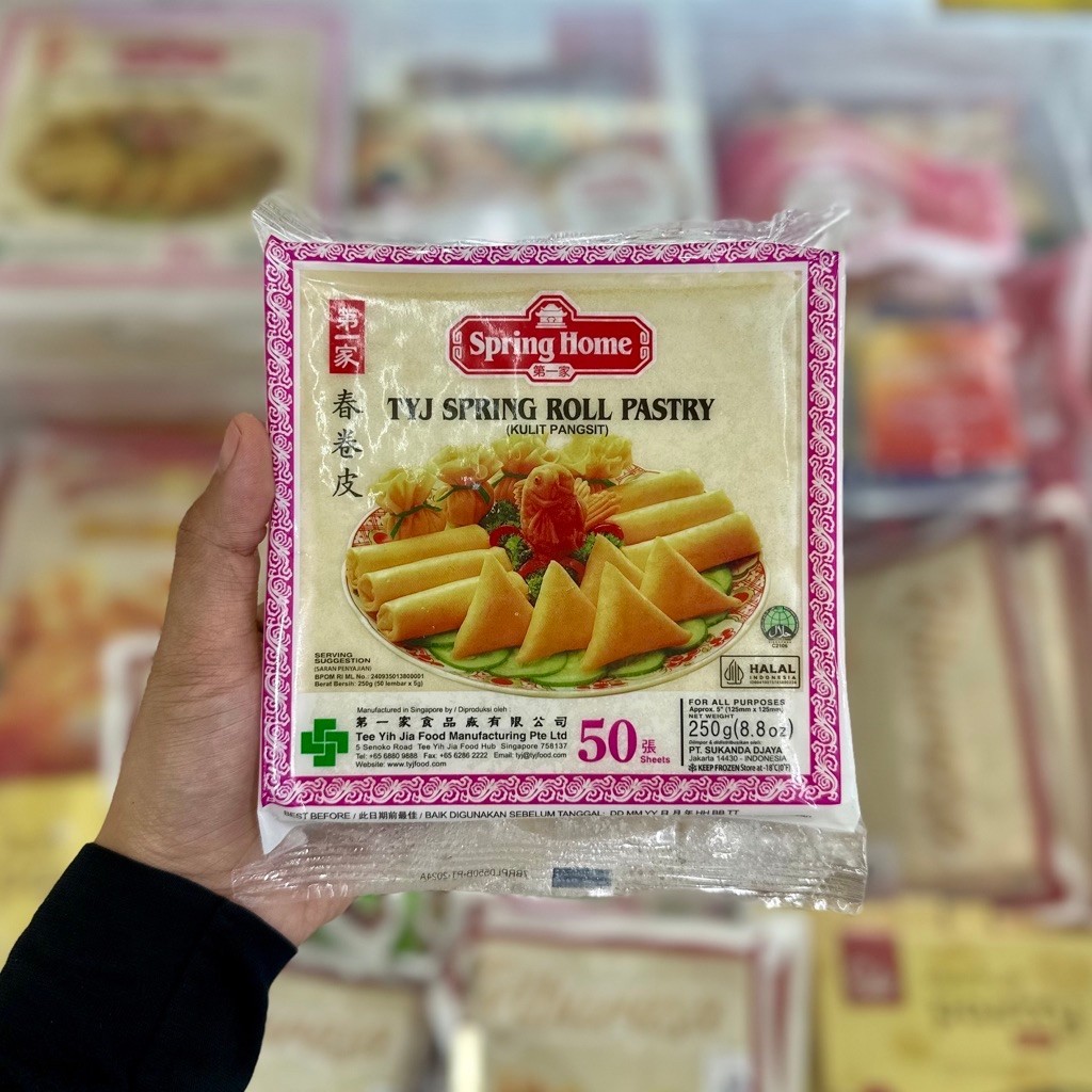 Spring Home Tyj Spring Roll Pastry 50 Sheets 250gr