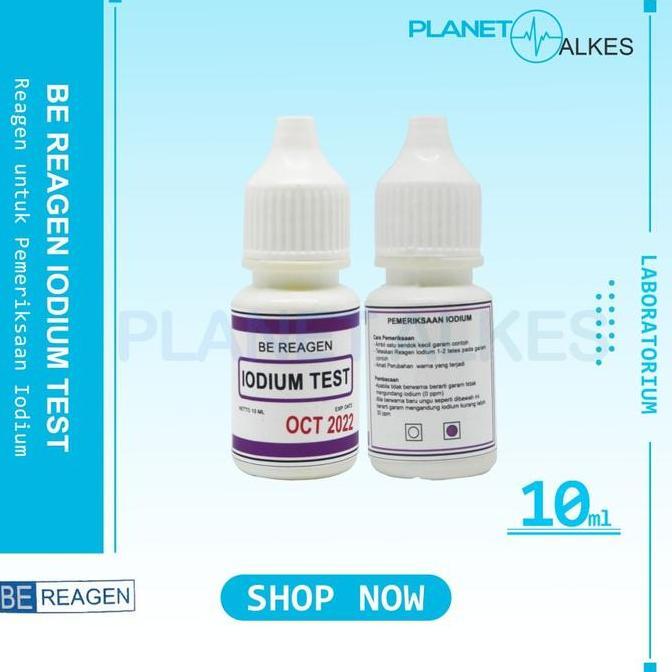 TEST KIT YODIUM ET - IODINE TESTKIT - TESKIT UNTUK TES IODIUM BE REAGEN 10ML RESTOCK