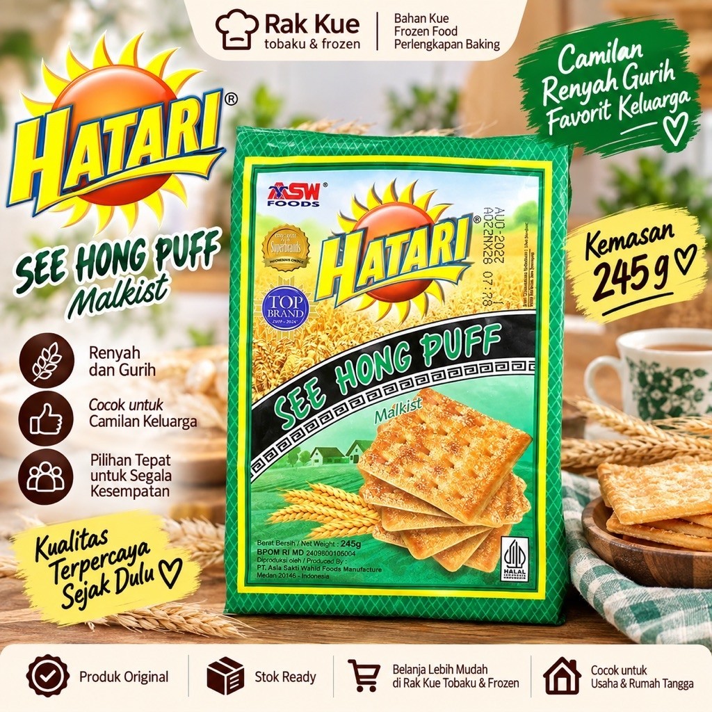 Biskuit Gabin Hatari See Hong Puff 245g