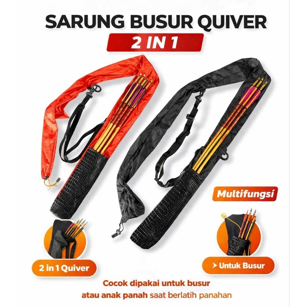 Bow Archery -Sarung Busur & Arrow Panahan Tradisional / Pcs Olahraga Panahan Tradisional