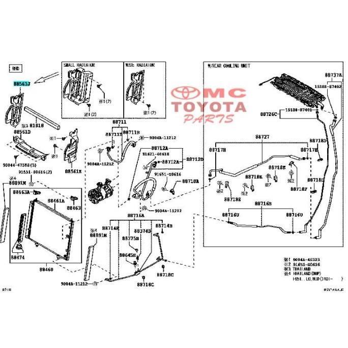 Promo Cover Saluran Masuk Udara Condensor Atas New Avanza Xenia 88561-BZ280 Diskon