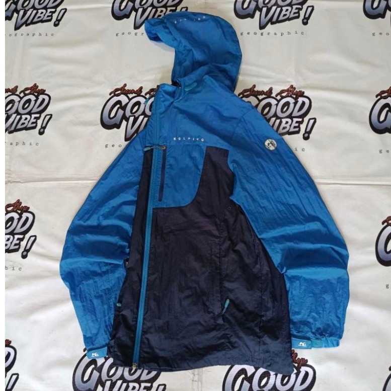 Running jacket kolping blue
