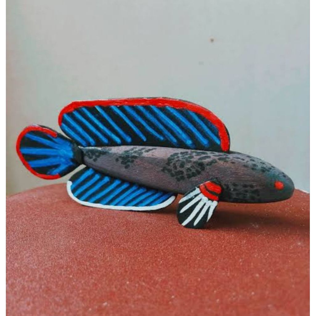 patung Channa limbata size 5-8cm