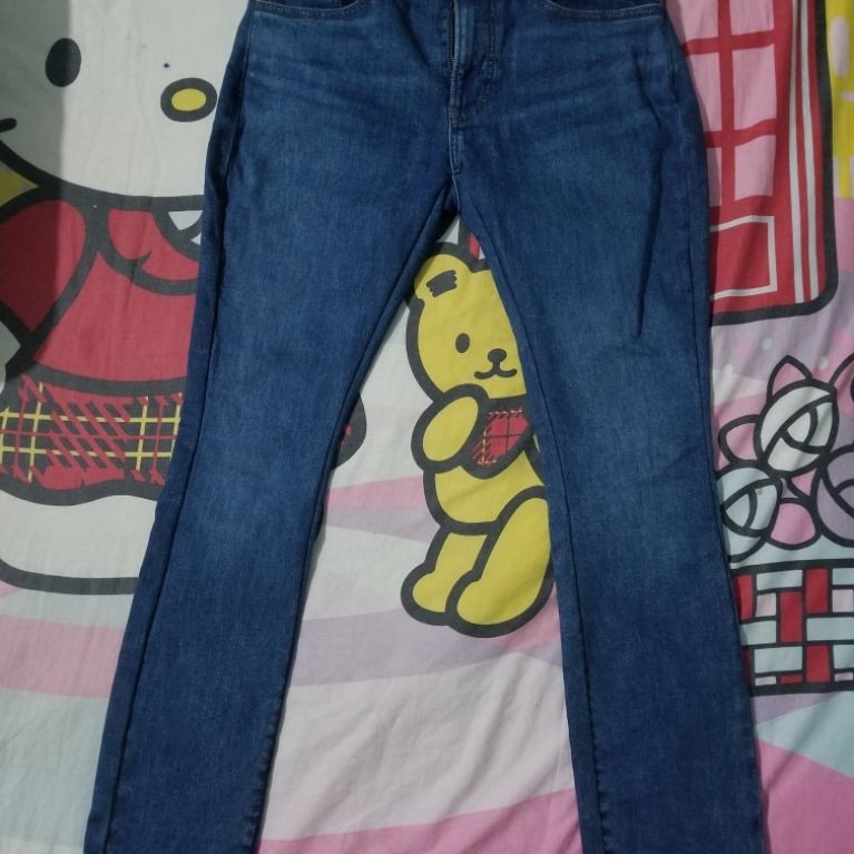Uniqlo EZY Jeans Slim Tapered Navy
