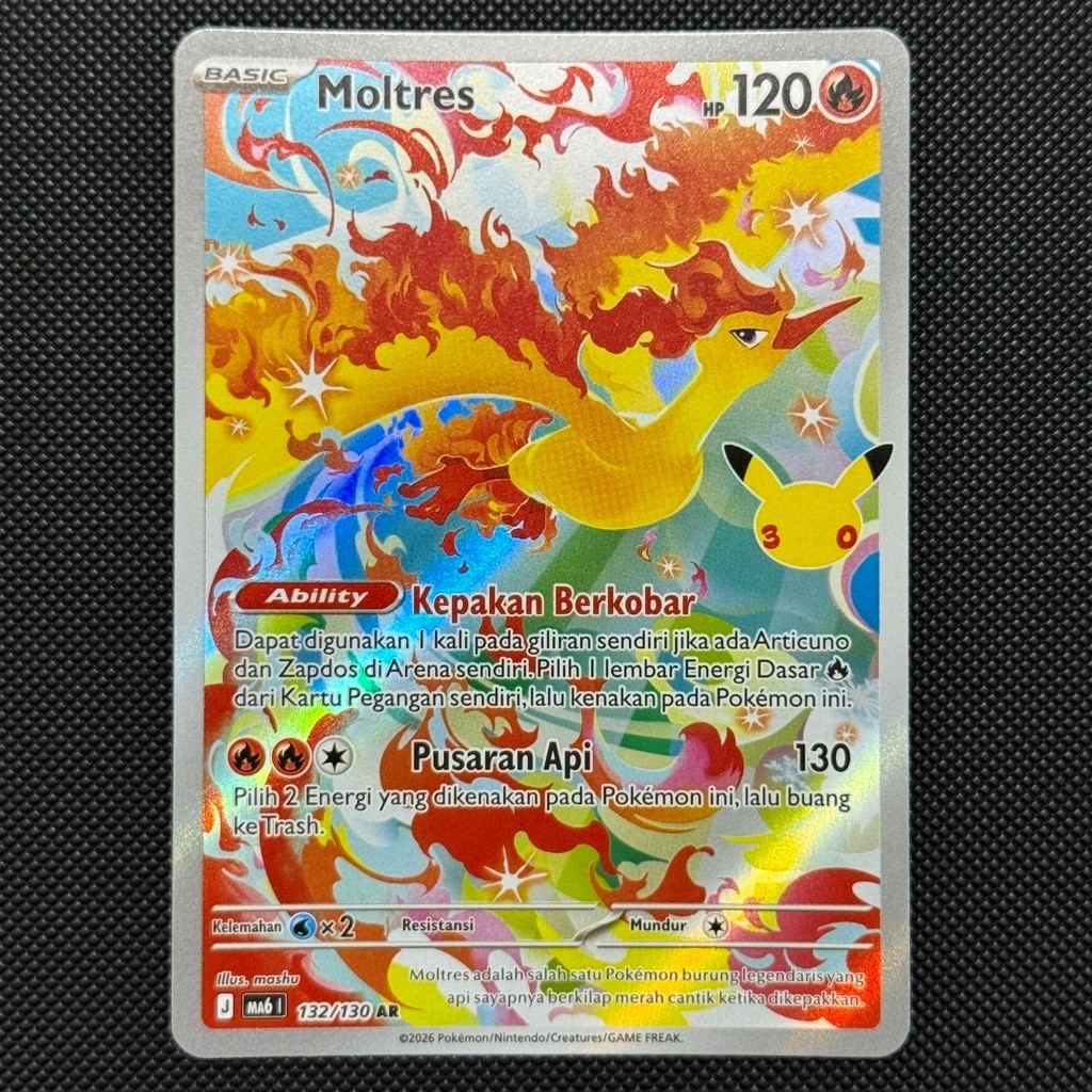 Moltres AR 30th Celebration - 30th Anniversary - MA6