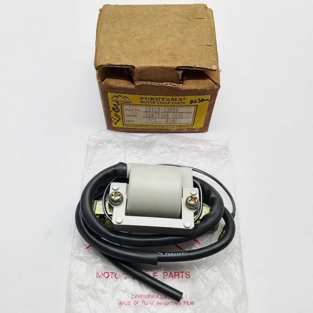 IGNITION COIL ASSY + BRACKET DUDUKANNYA / KOIL KOEL PENGAPIAN SUZUKI A100 A 100 ( 33410-23010 ) ORIG