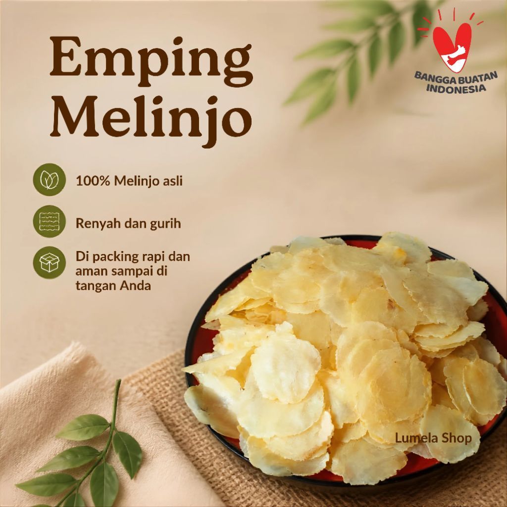 Emping Melinjo / Emping Asli Melinjo / Emping Mentah