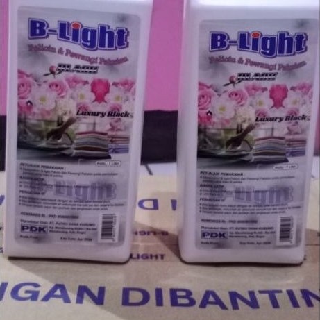 Pewangi dan Pelicin pakaian B-LIGHT 1L ( LUXURY BLACK )