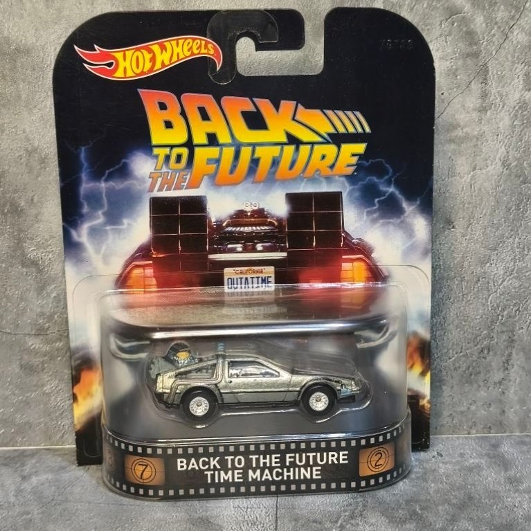 HOT WHEELS Back To The Future Retro Time Machine Hover Premium 1/64