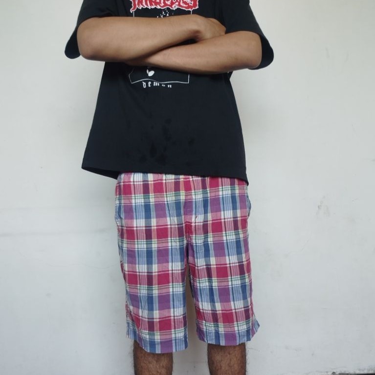 short plaid uniqlo