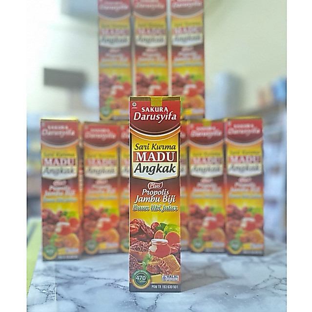 SARI KURMA ANGKAK DARUSYIFA 470 ML || SARI KURMA ANGKAK JAMBU BIJI