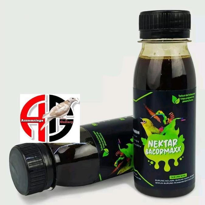 Gacor- Nektar Gacormax Hitam Pakan Burung Kolibri Nektar Gacormaxx