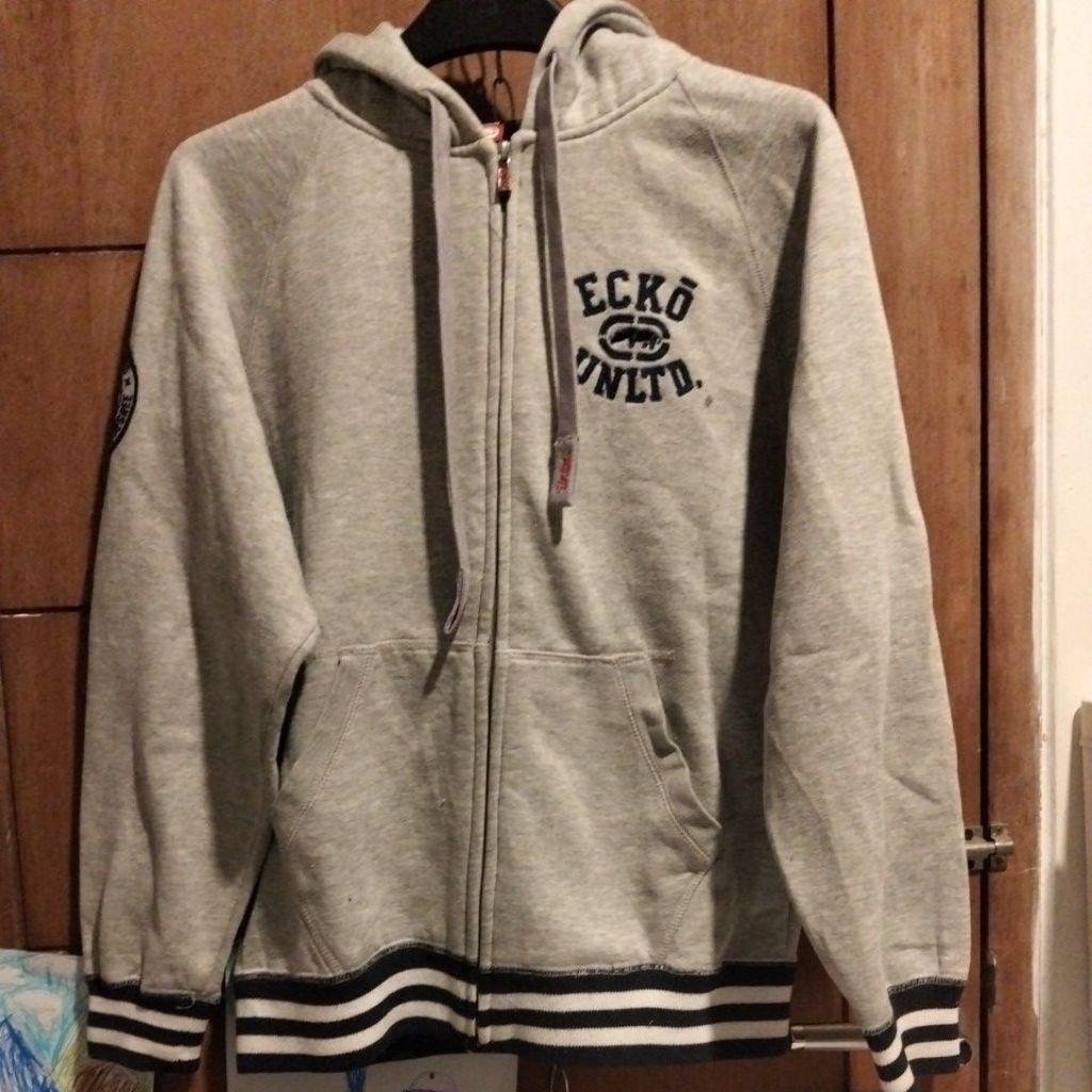 Hoodie Zipper Ecko Unltd abu, M (H 141)