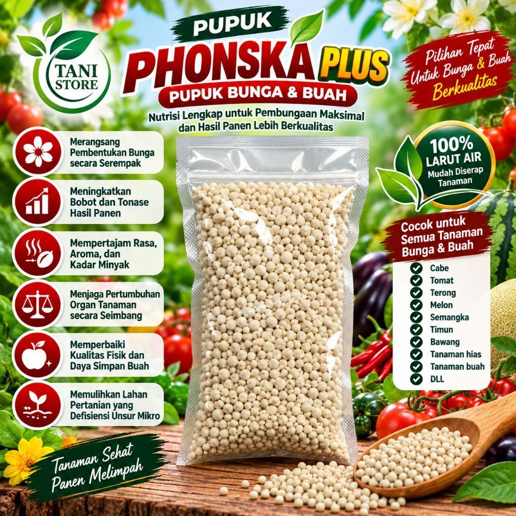 Phonska Plus Pupuk Npk 15 15 15_500 gram_200 gram_100 gram