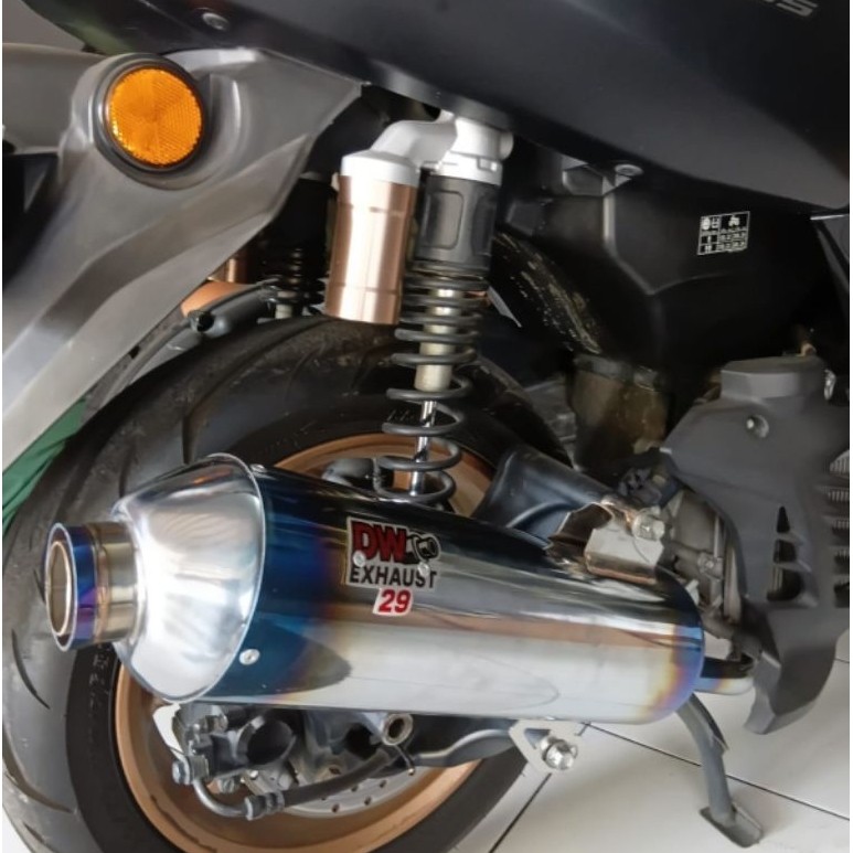 KNALPOT STANDAR RACING NMAX OLD NMAX NEW FULL SYSTEM,DOUBLE BRACKET SARANGAN FULL