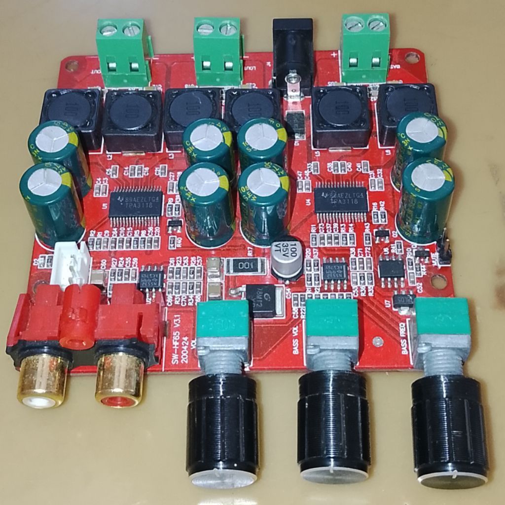 Amplifier 2.1 Class D TPA3118 SANWU SW-HF65 V3.1 (second)