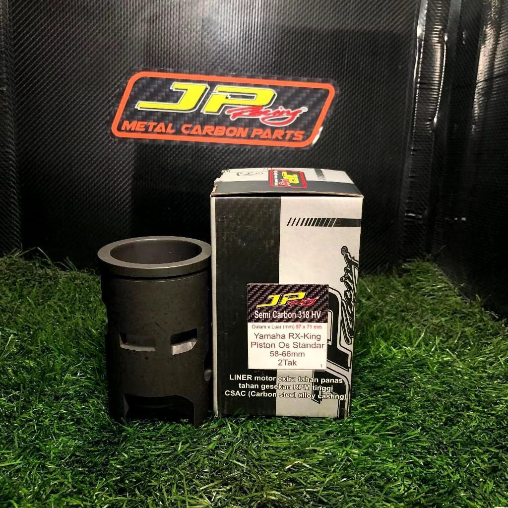 JP Racing carbon liner boring Yamaha RX king SEMI CARBON 318hv TURING & FULL CARBON 412hv BALAP
