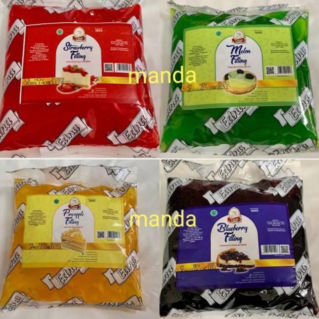 EDNA FILLING SELAI BUAH ISIAN ROTI 500 GRAM