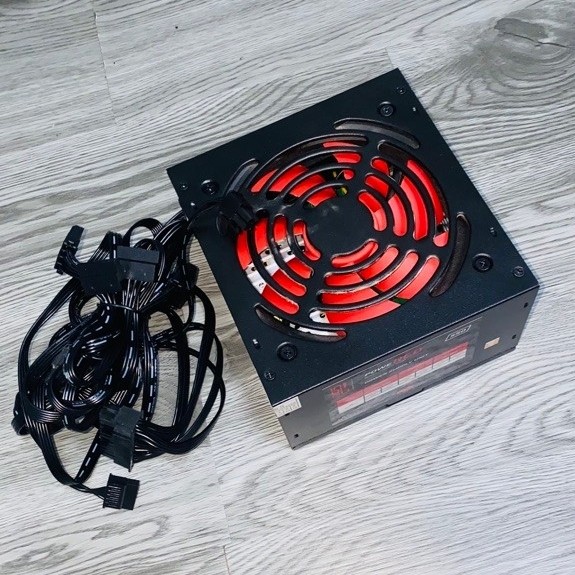 PSU 550W Indigo PowerRED 550W Bekas Normal Tanpa Dus Box Cocok PC Kantoran Gaming Tipis